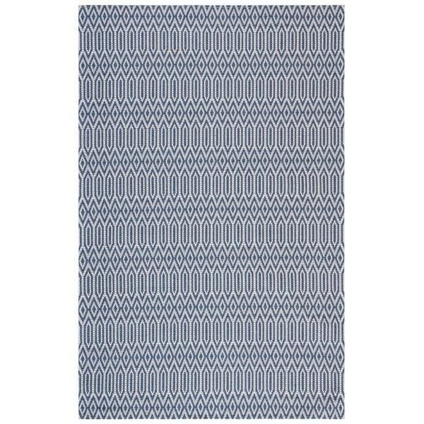 Safavieh 4 x 6 ft. Augustine 400 Rectangle Power Loomed RugNavy & Light Grey AGT405M-4 - main